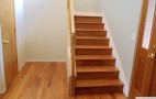 21  New stairs Brazilian Cherry with Bona Traffic finish