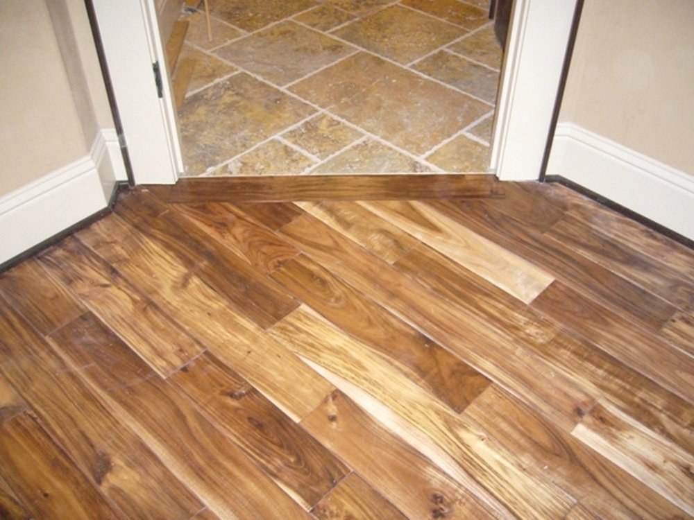 Hardwood floor installation